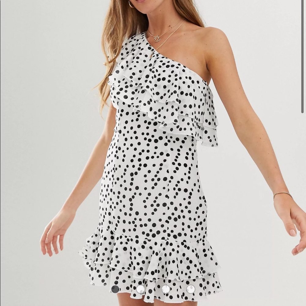 ASOS one shoulder dress